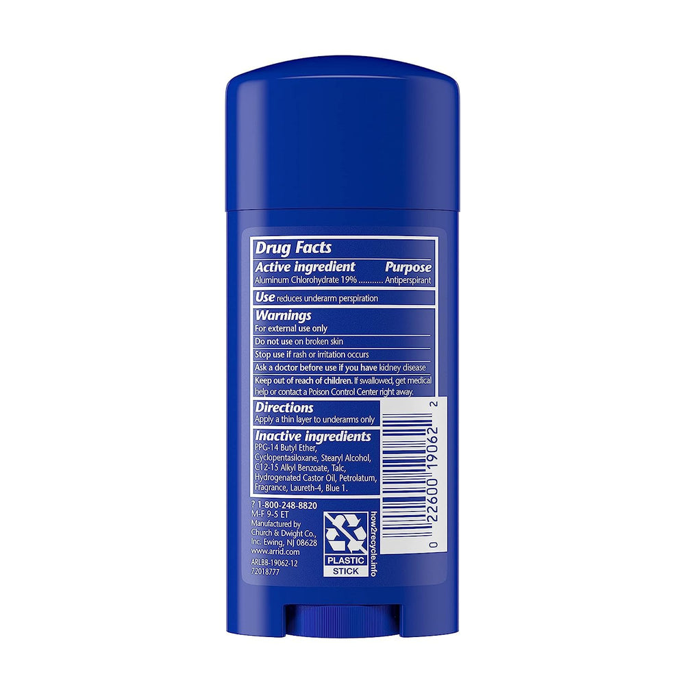 Arrid XX regular solid deodorant applied easily