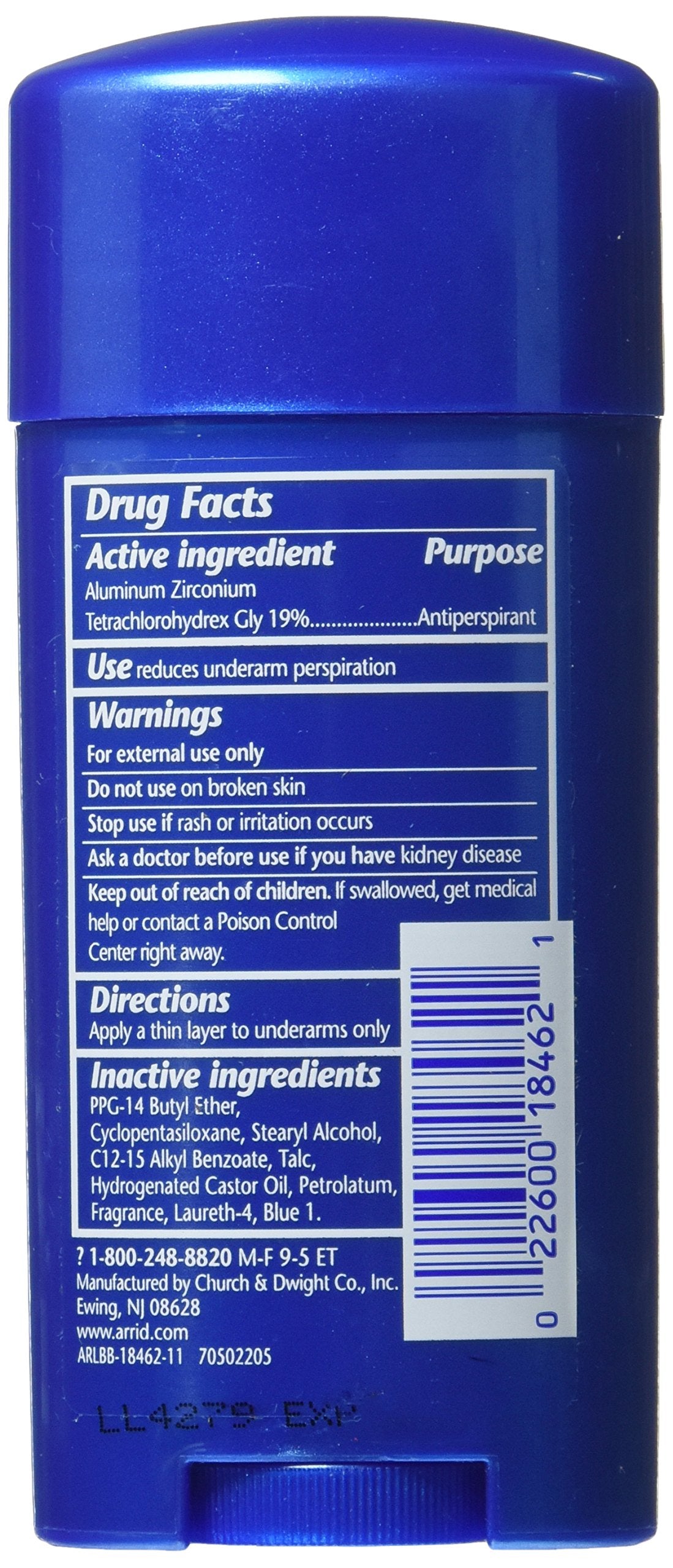 Arrid XX Solid Deodorant stick application close-up for quick daily protection