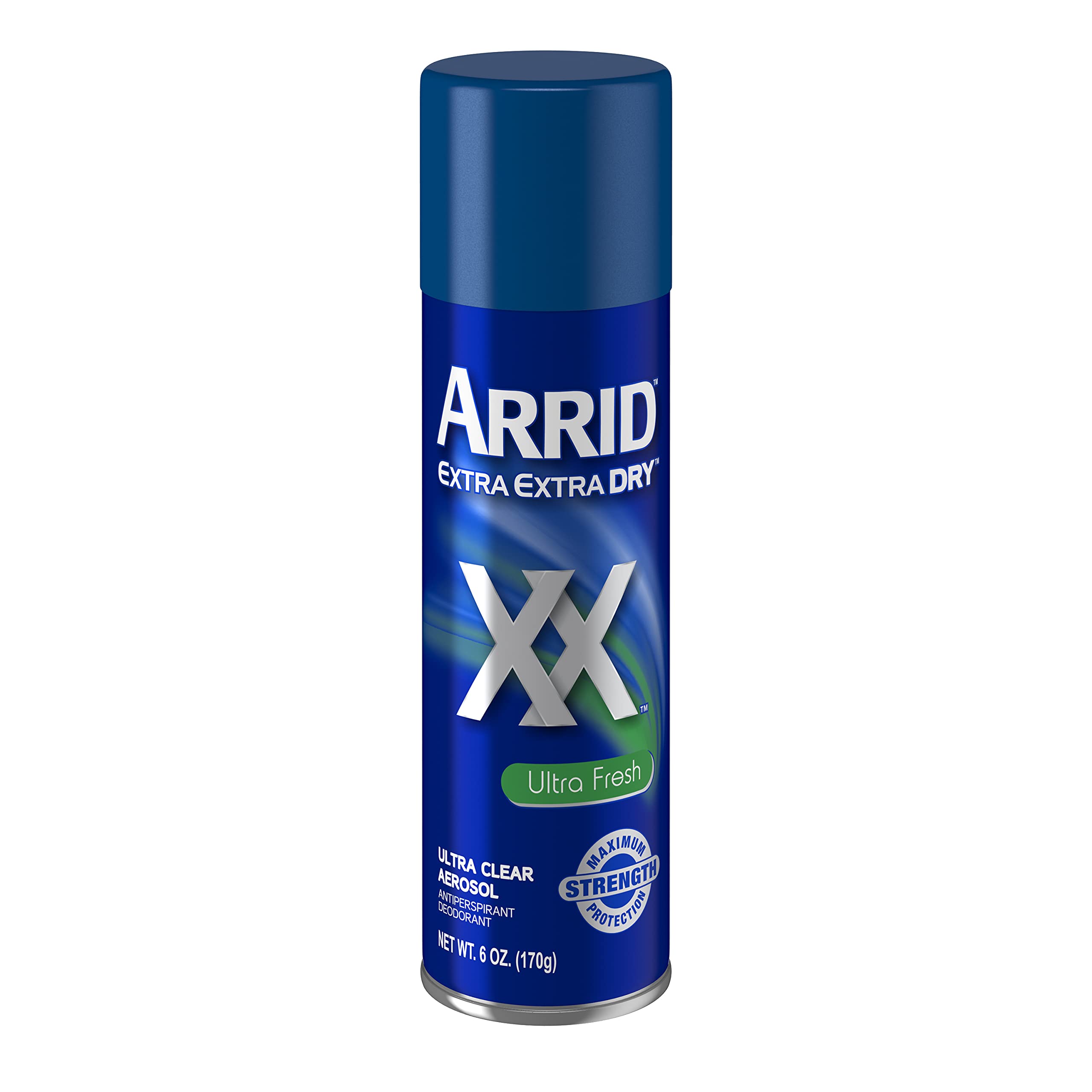 Arrid XX Ultra Clear 3-pack display shows convenient, travel-ready antiperspirant for on-the-go.