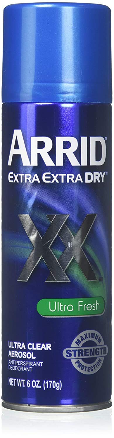 Arrid XX Ultra Clear pack of 4 shown for convenient multi-pack protection.