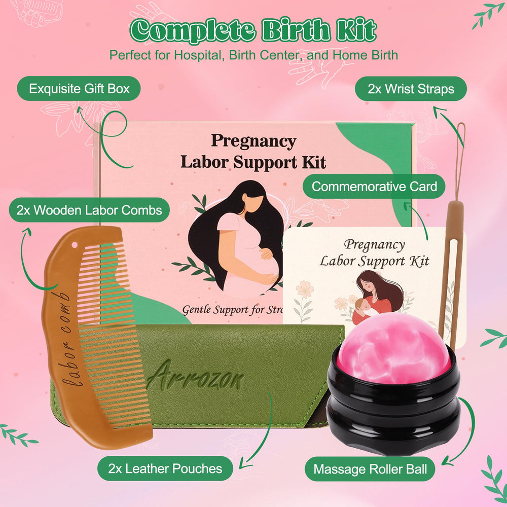 Arrozon birth care kit in-use setup for calm postpartum moments