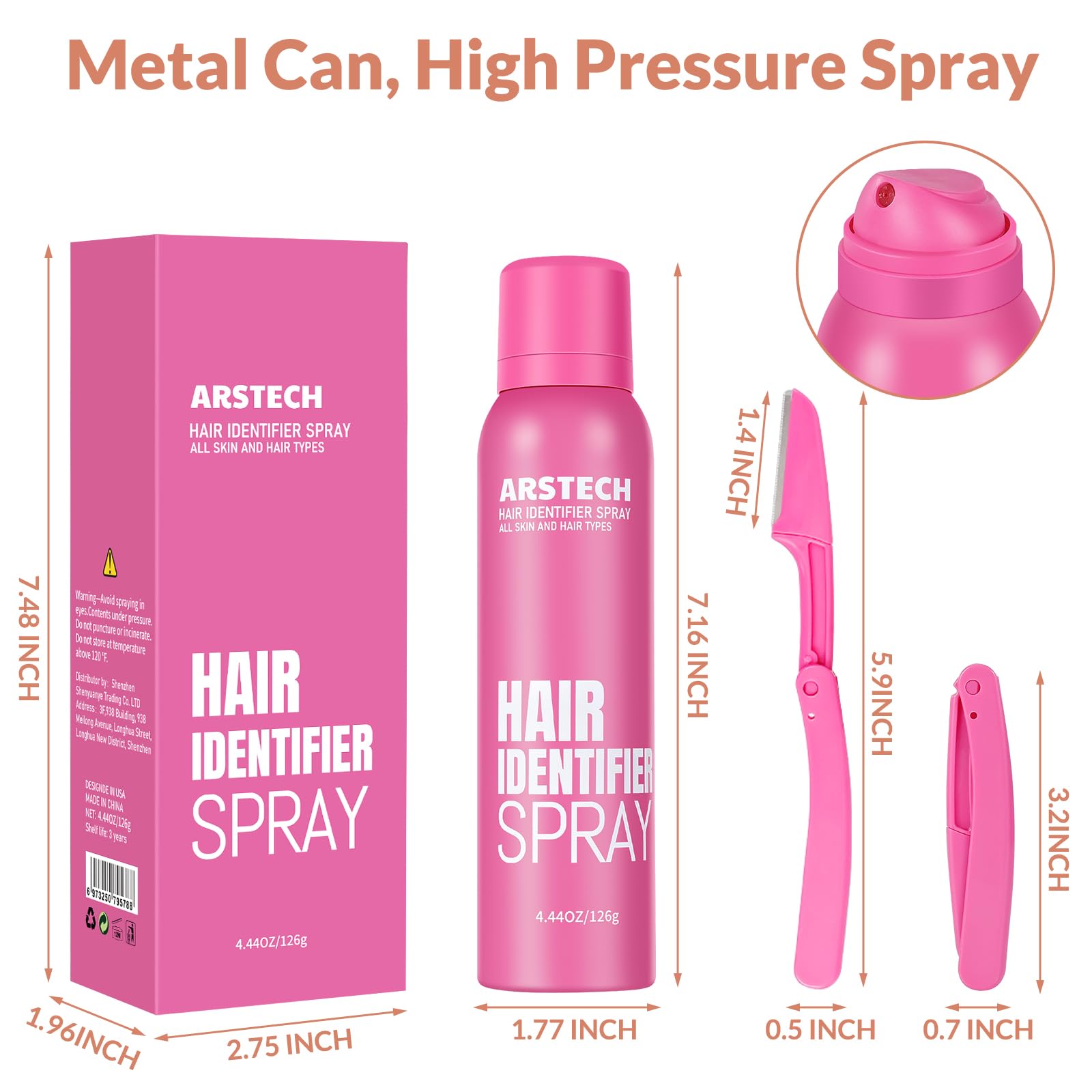 Arstech dermaplaning spray close-up demonstrates hydration for smoother skin.