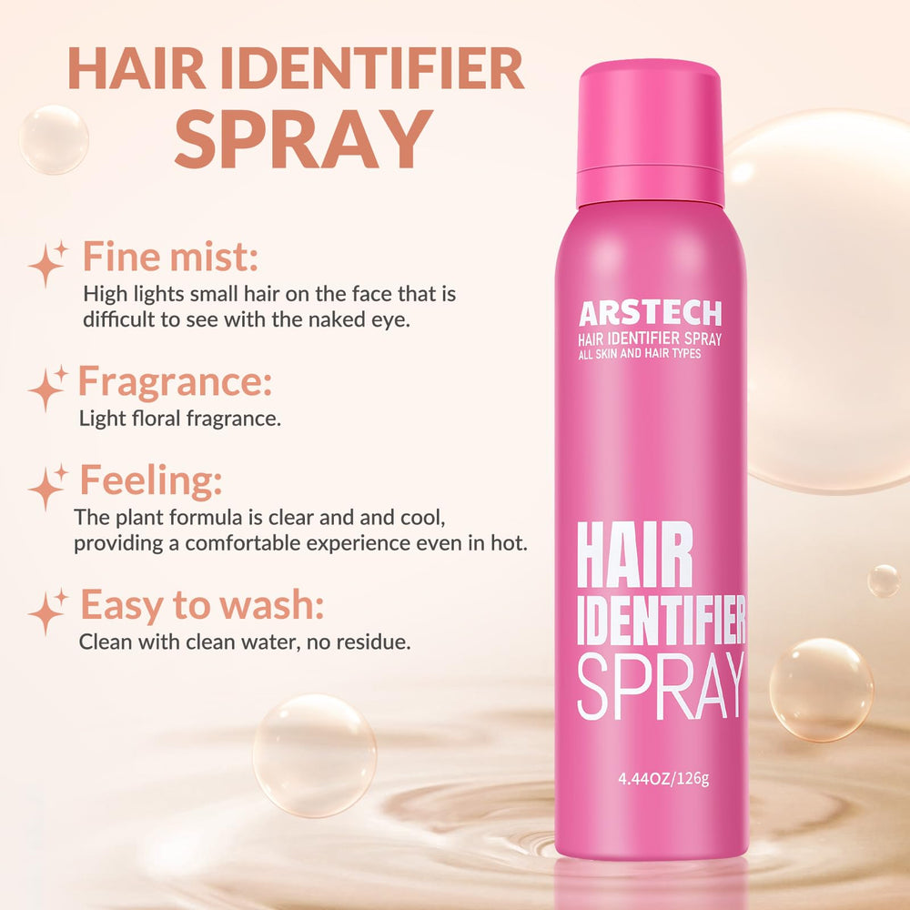 Arstech face shaver in use shows precise facial hair removal.