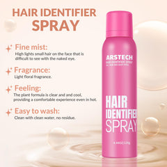 Arstech face shaver in use shows precise facial hair removal.