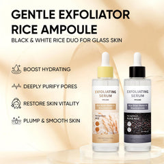 Art anime Peel Shot Glow black rice extract close-up promotes refined texture