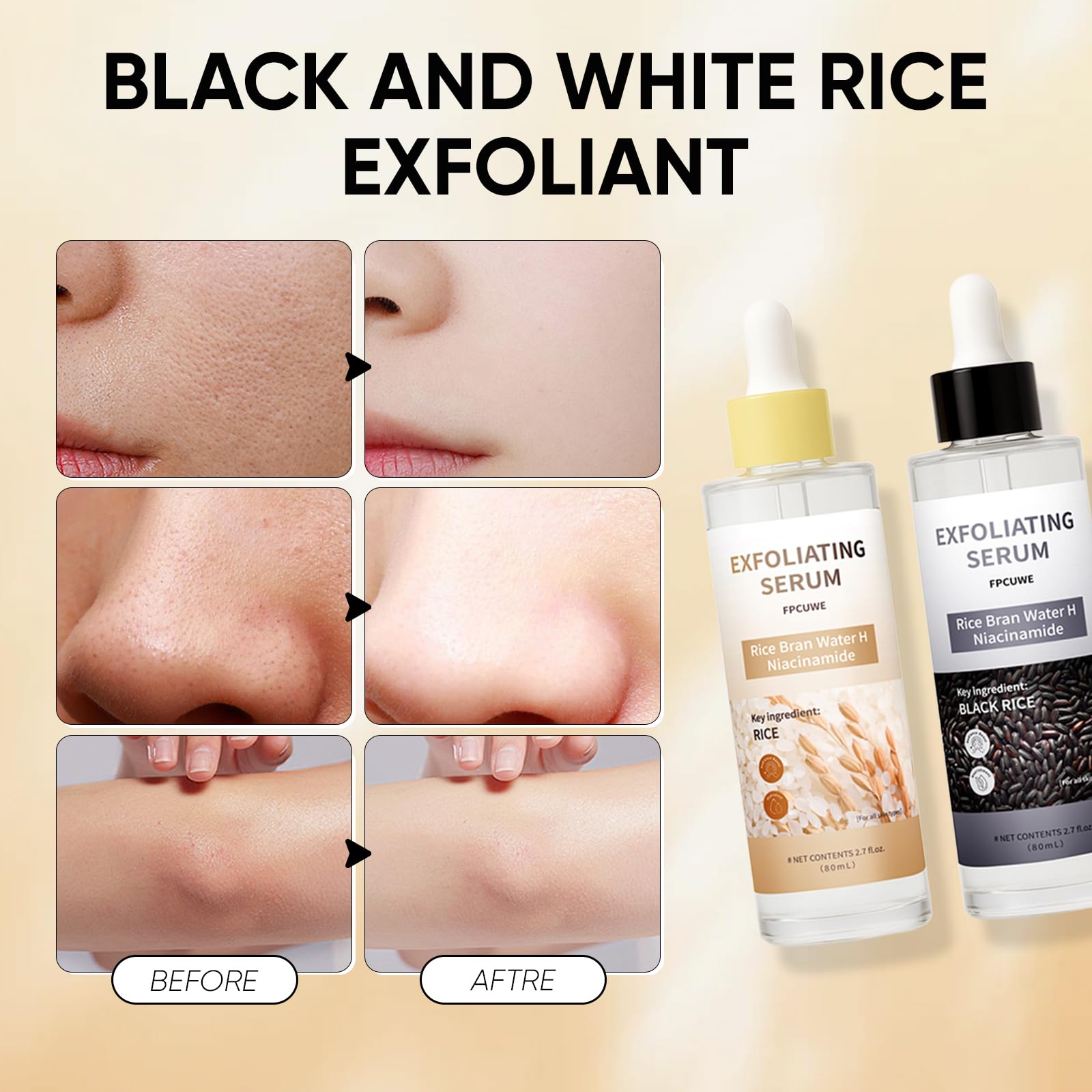Art anime Peel Shot Glow application close-up shows fast absorption on skin
