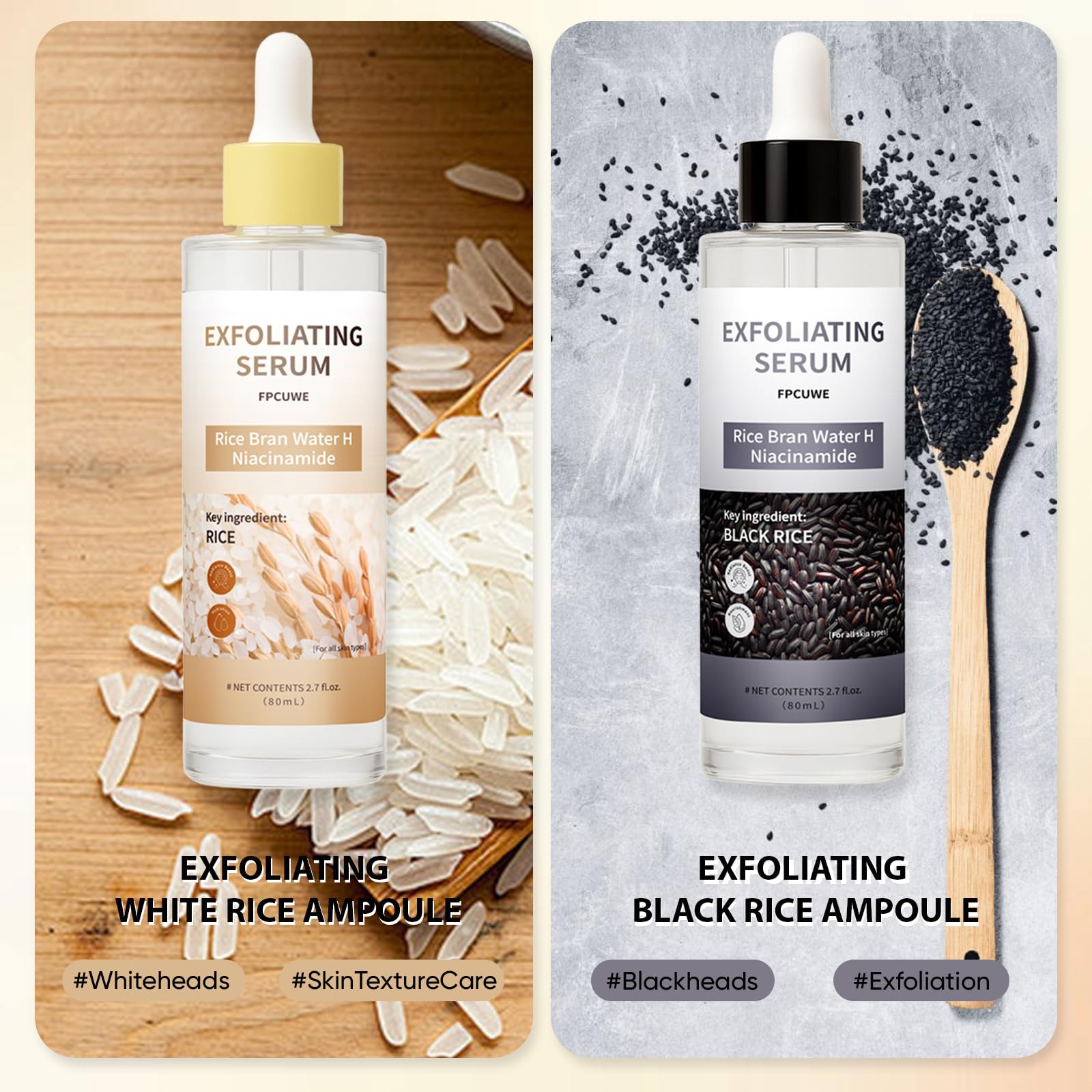 Art anime Peel Shot Glow white rice water close-up showcases deep hydration