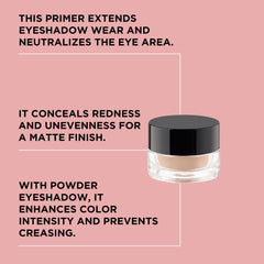 ARTDECO All In One Eye Primer swatches on arm show color balance and easy blending