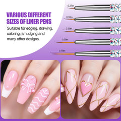 Artdone dotting tools closeup for precise dots in nail art
