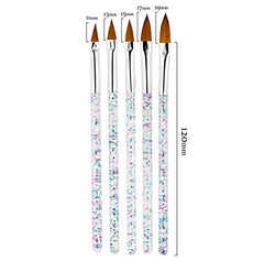 Artdone nail dotting tools 5pc close view with precise dot patterns