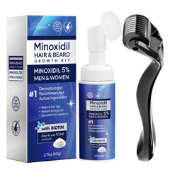 Artimore 5% Minoxidil Foam application aids thinning hair.