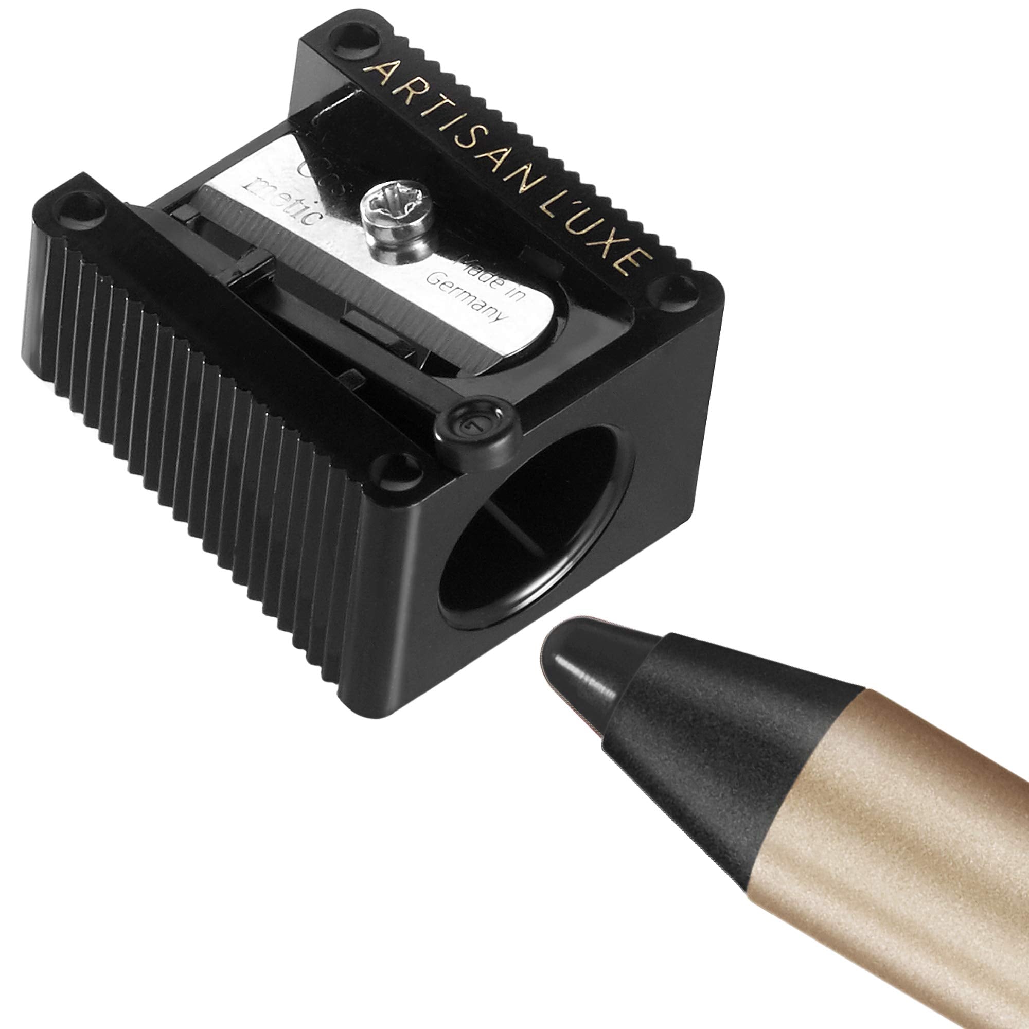 Artisan L'uxe Beauty Velvet Jumbo Eyeliner Pencil nourishing organic oils and chamomile for delicate skin.
