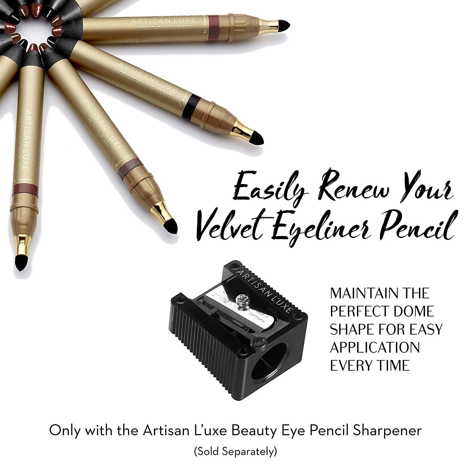 Artisan L'uxe Beauty Velvet Jumbo Eyeliner Pencil waterproof formula for all-day wear.