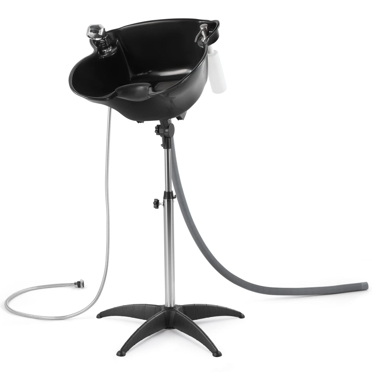 Artist hand Shampoo Bowl adjustable-height design for comfortable client washing.