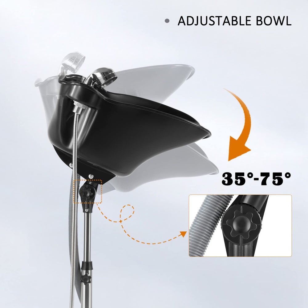 Artist hand Shampoo Bowl durable-abs construction offers lightweight durability.