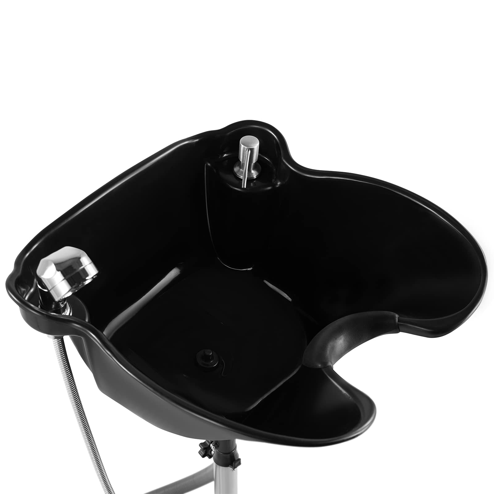 Artist hand Shampoo Bowl portable-design enables easy transport and setup.