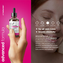 artnaturals Collagen Booster Serum dropper image highlights precise application for targeted hydration
