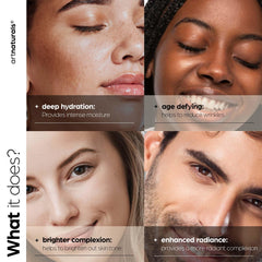 ArtNaturals hyaluronic acid serum jar closeup showing deep hydration.