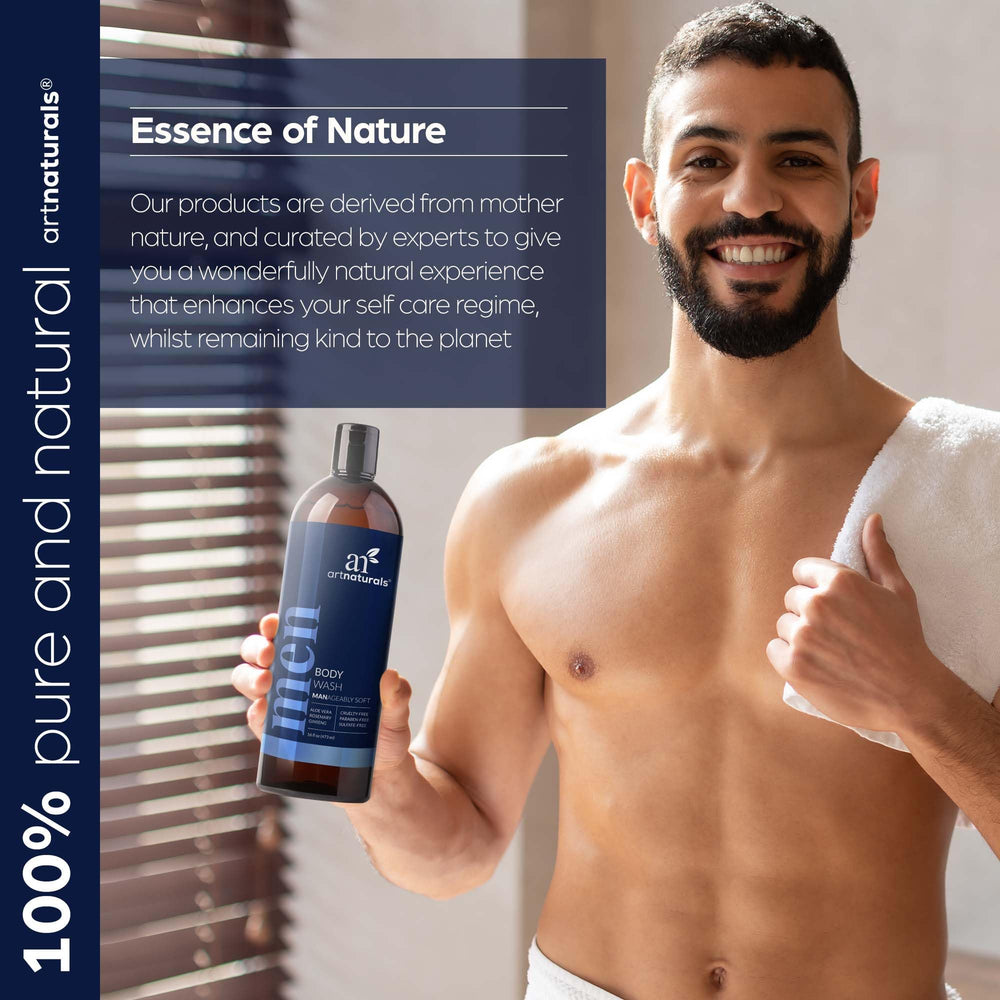 artnaturals body wash with botanical ingredients supports gentle cleansing