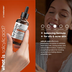 artnaturals Salicylic acid Serum application scene illustrating daily acne-control routine.