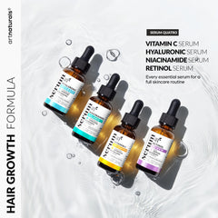 Artnaturals vitamin c serum set bottle on wood for radiant skin tone