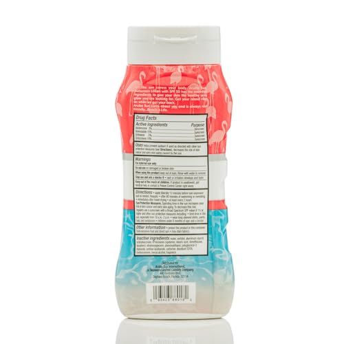 Aruba Sun reef-safe label highlighting oxybenzone- and octinoxate-free formula