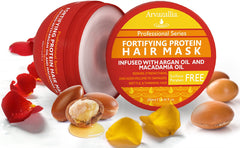 Arvazallia Fortifying Protein Hair Mask texture closeup highlights silky manageability