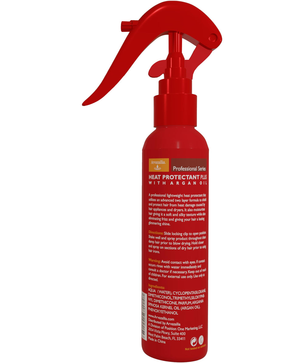 Arvazallia Heat Protectant Spray fragrance leaves a refreshing scent after styling