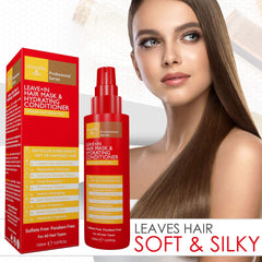 Arvazallia hydrating conditioner spray dispense shows easy distribution for smoother styling