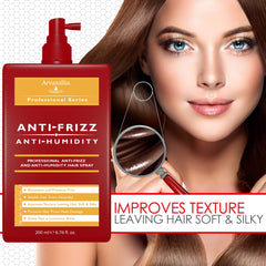 Arvazallia soft silky shiny hair close-up after application.