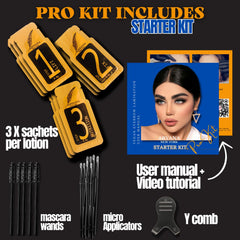 ARYANA NEW YORK Brow Lamination Starter Kit micro applicators for accurate product placement