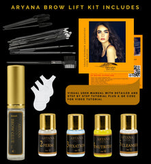 ARYANA NEW YORK lift and fixation lotion bottle for durable, salon-like results.