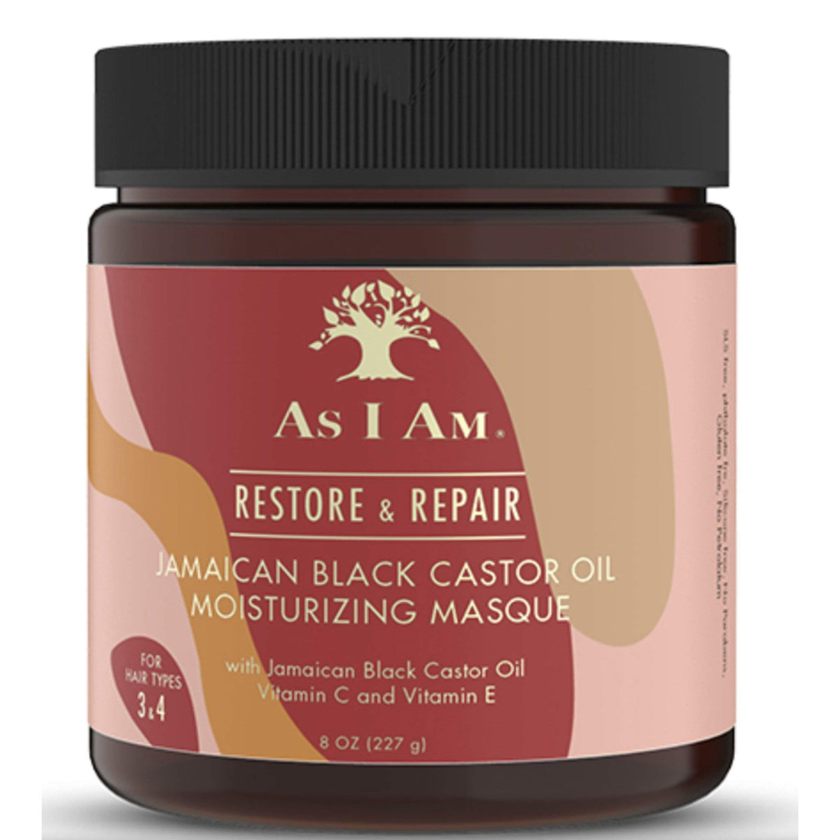 As Am JBCO Masque bottle closeup highlighting deep conditioning hydration