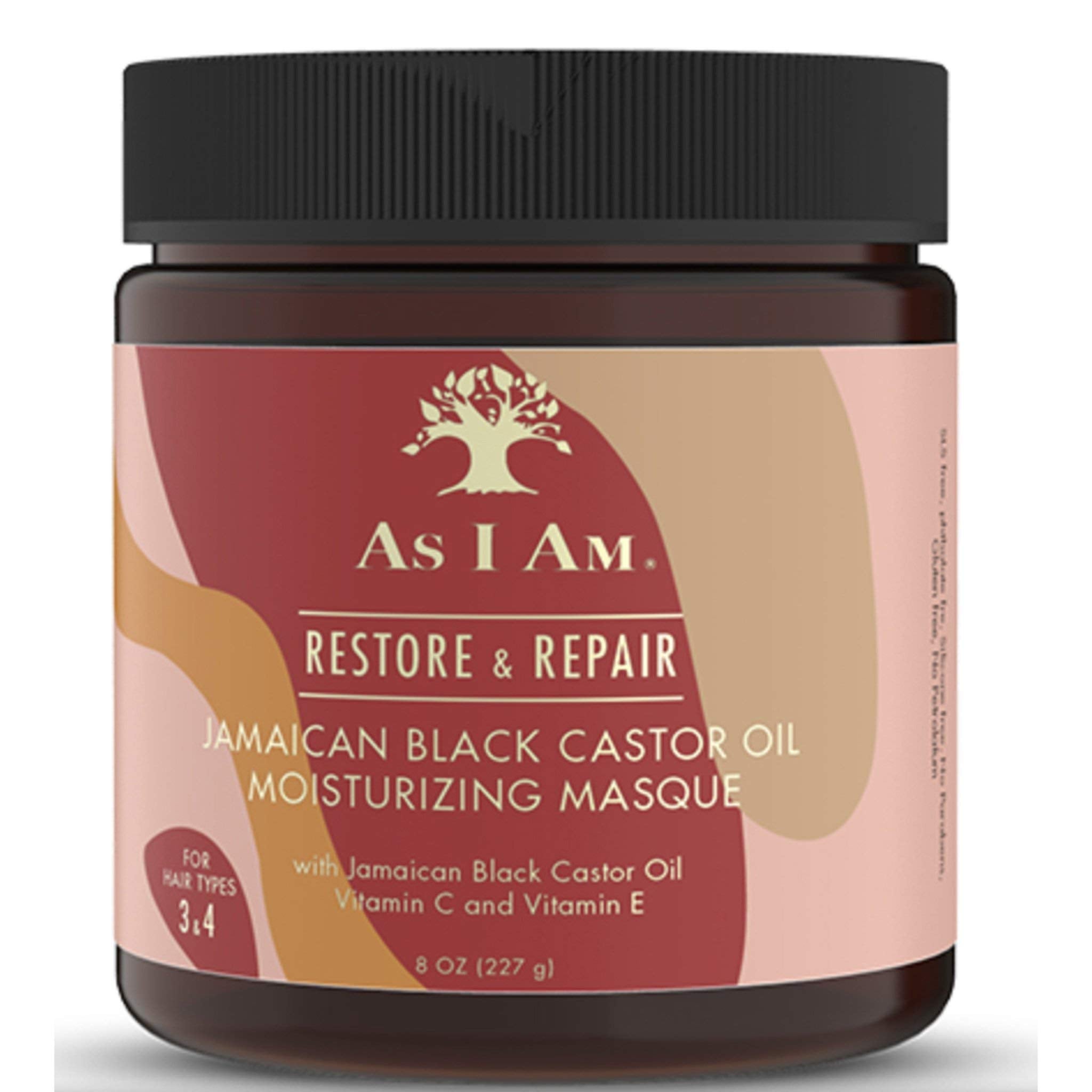 As Am JBCO Masque jar applying rich cream for scalp health repair