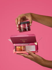 As I Am Curl Color Kit copper burgundy on dark hair demonstrates color pop without bleach.