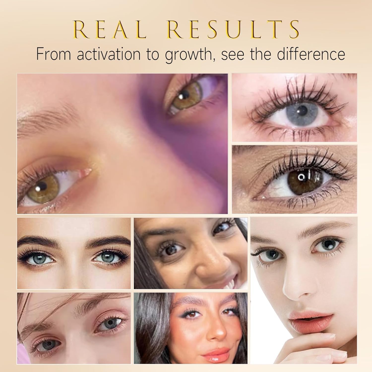 ASAMO eyelash serum elegant packaging on vanity reflecting premium beauty