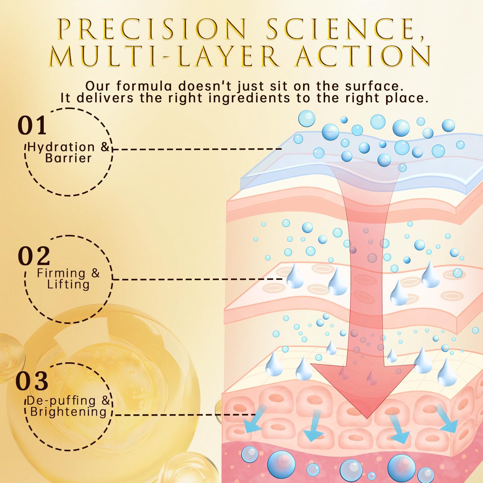 ASAMO Centella asiatica and vitamin E in the Serum bottle help resilience.