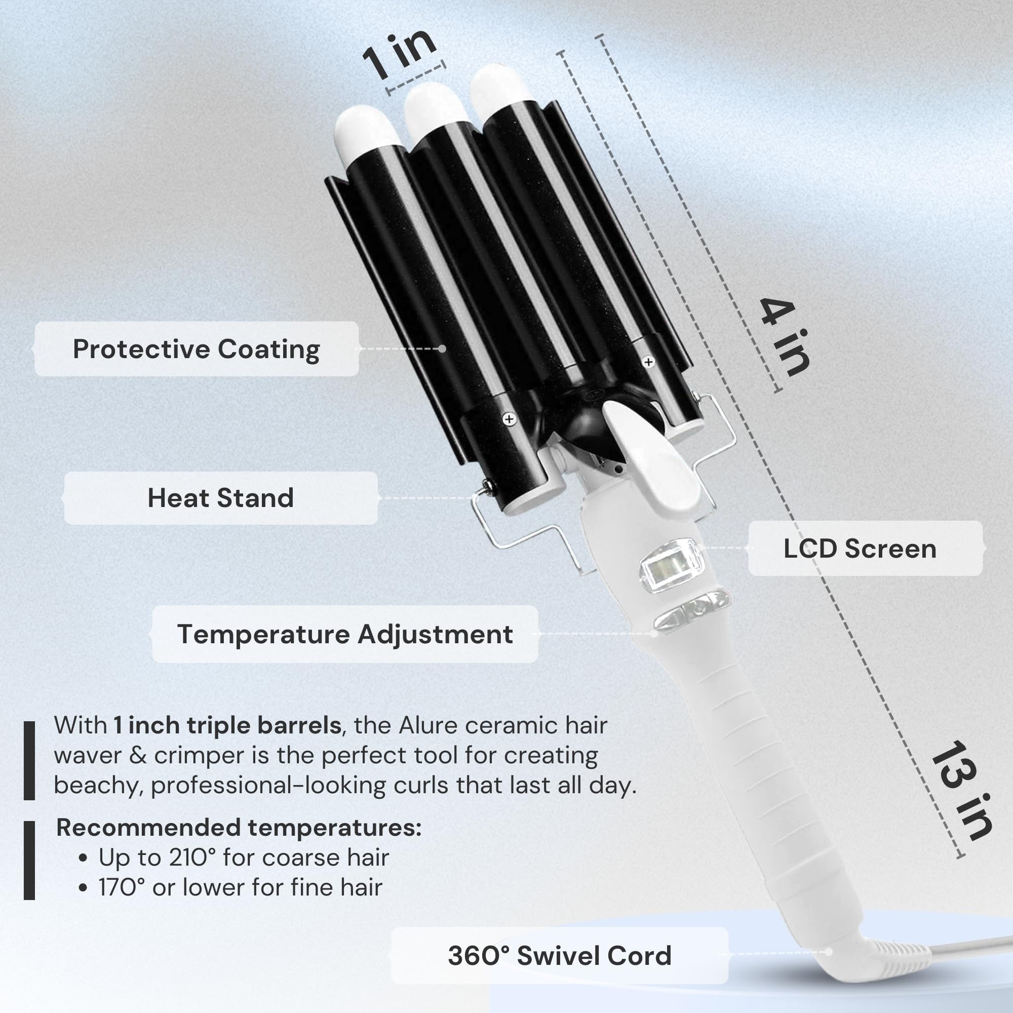 Asani Alure heats evenly for reliable results across hair types.