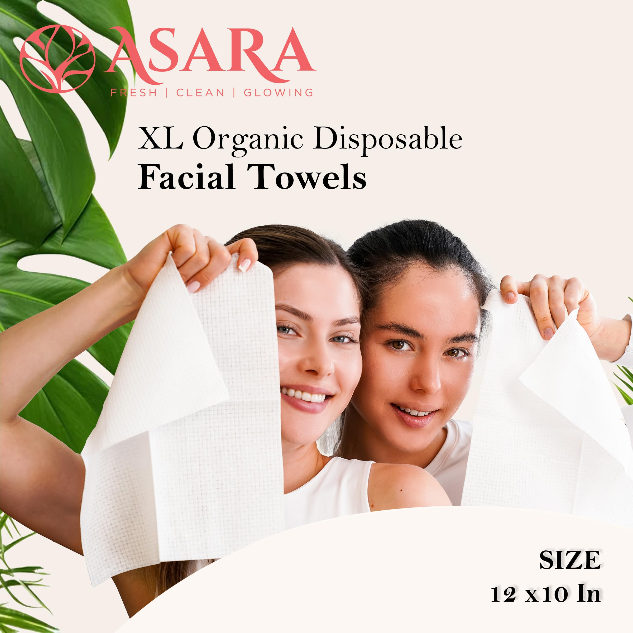 ASARA biodegradable face wipes eco-pack highlighting planet-friendly care