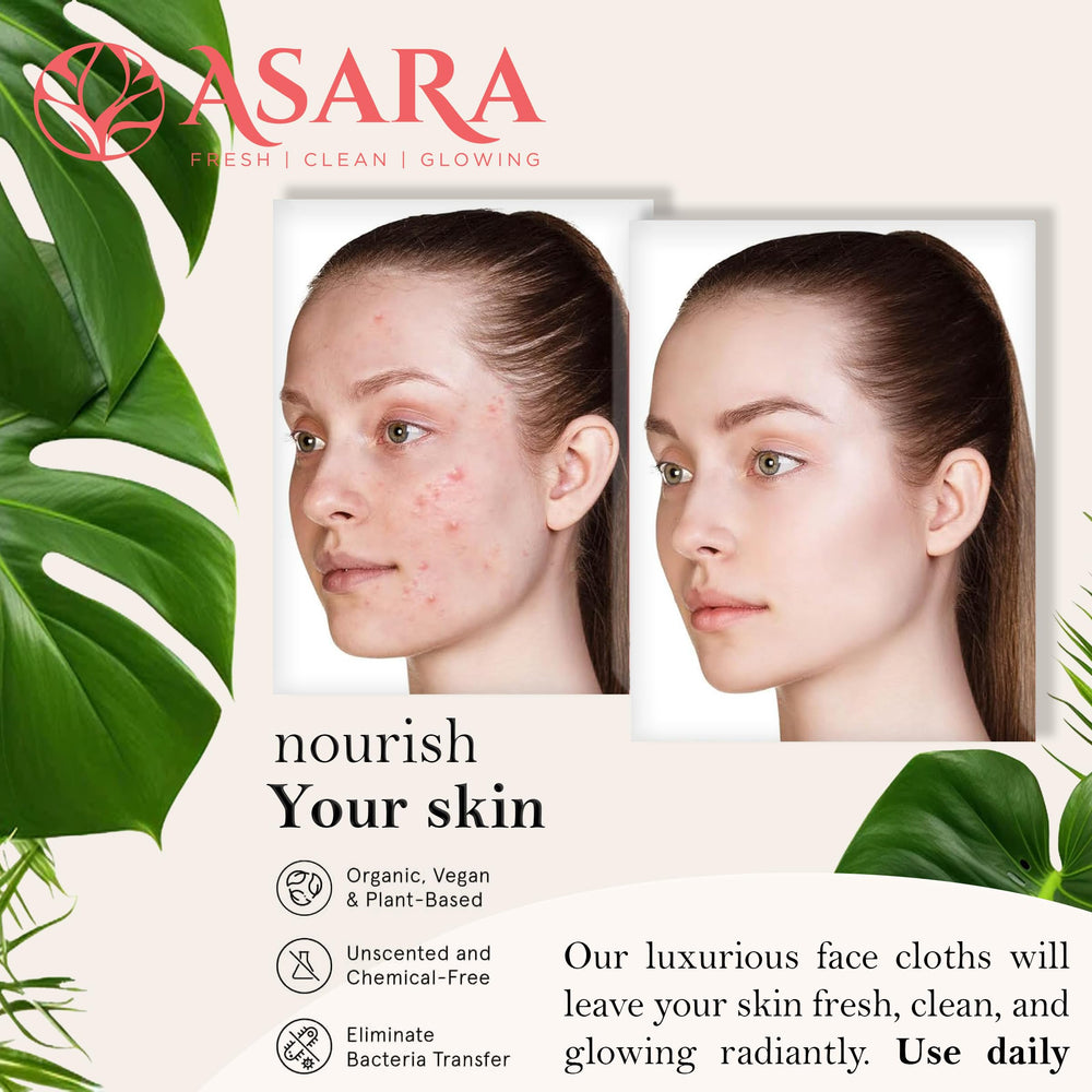 ASARA organic vegan plant-based wipes emphasizing gentle skincare