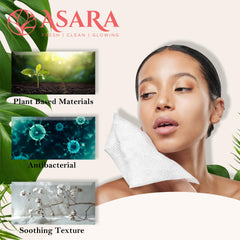 ASARA XL quilted wipes showing high absorbency and quick dry surface