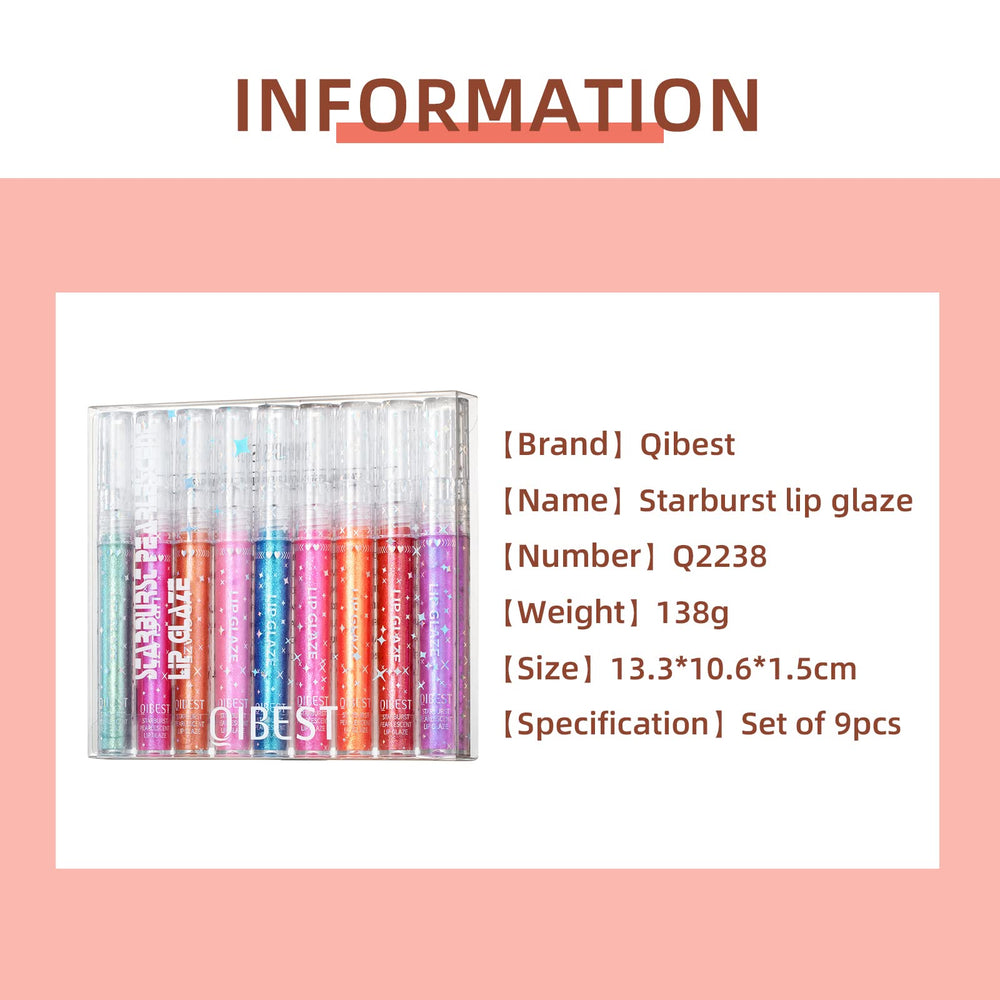 Aseawave lip gloss long-lasting waterproof finish stays put during activities.