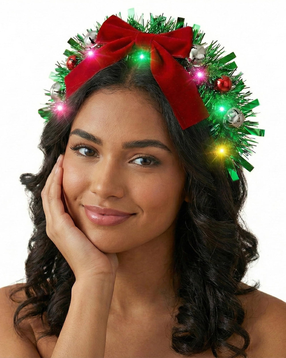 Asekonc Light Up Christmas Ball Headband is designed to endure seasons and be reused