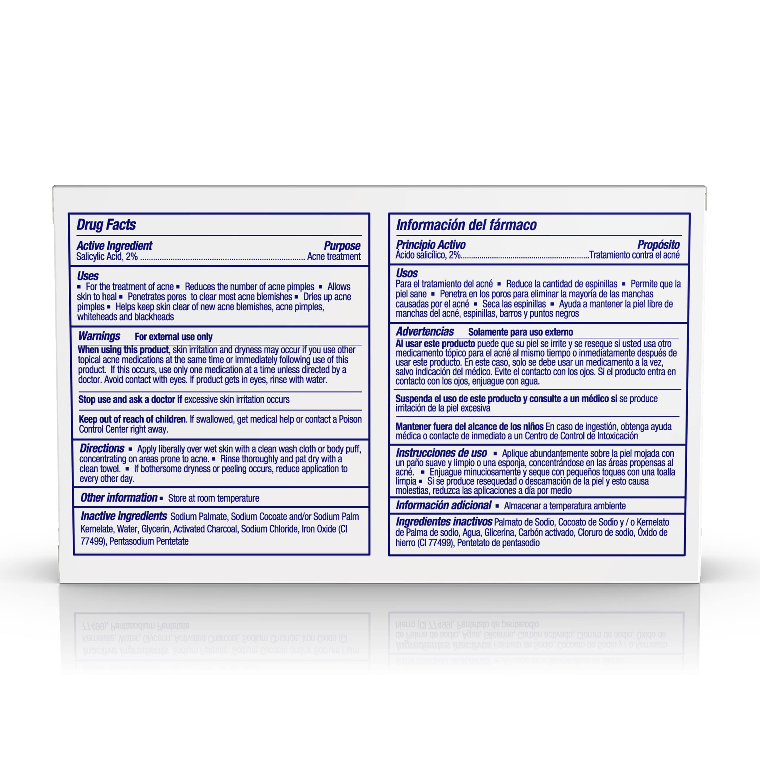 Asepxia 5-pack display emphasizes value for acne-prone routines.