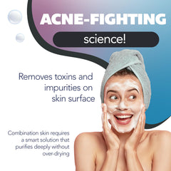 Asepxia activated charcoal bar soap close-up shows dirt and oil drawing for refreshed skin.