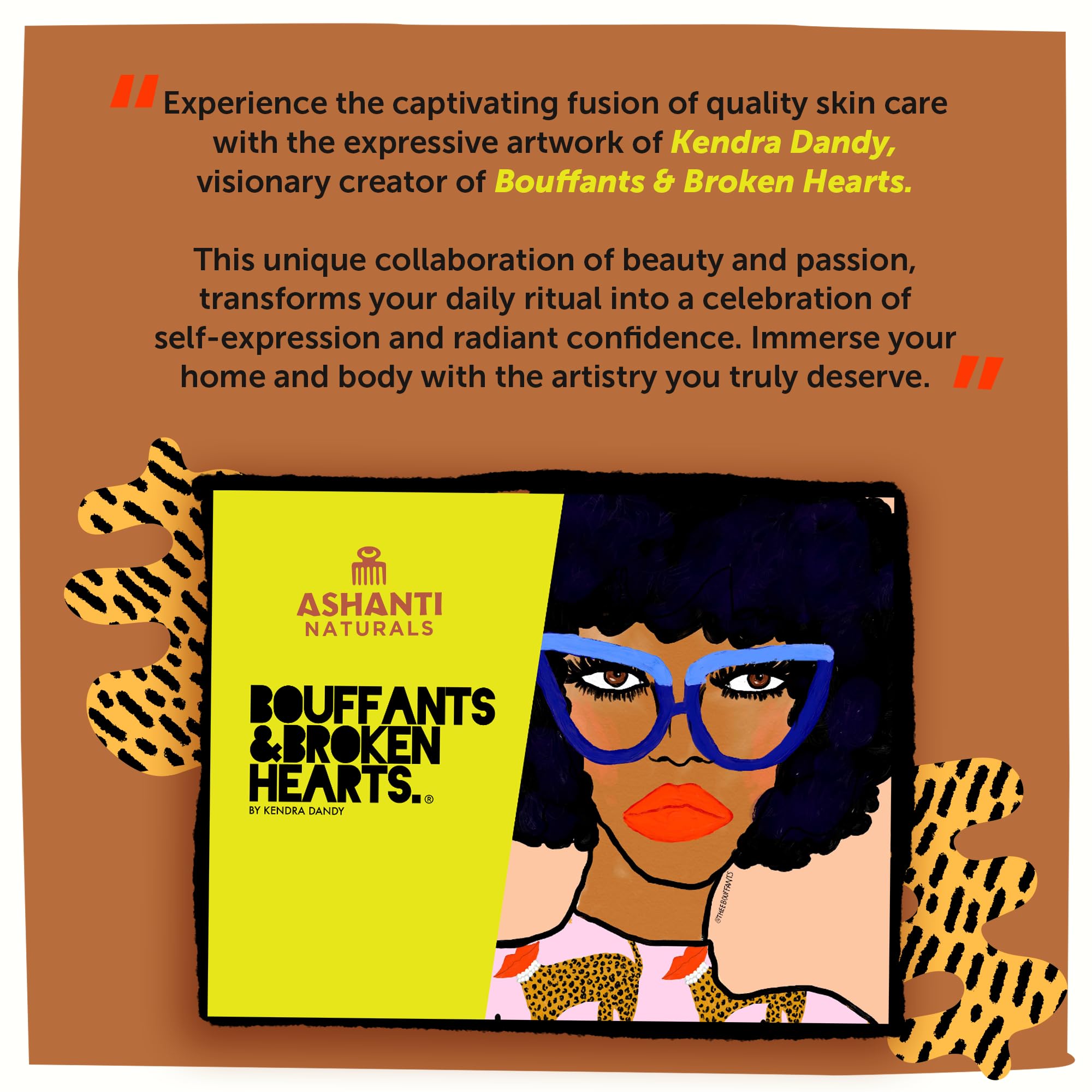 Ashanti Naturals Bouffants & Broken Hearts Ghana heritage label highlights ethical sourcing
