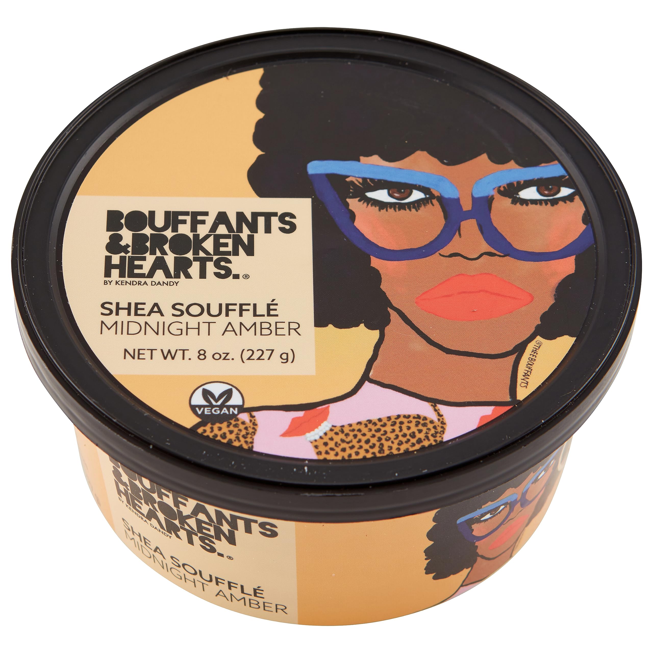 Ashanti Naturals Midnight Amber Souffle bottle shows easy daily moisture for dry skin