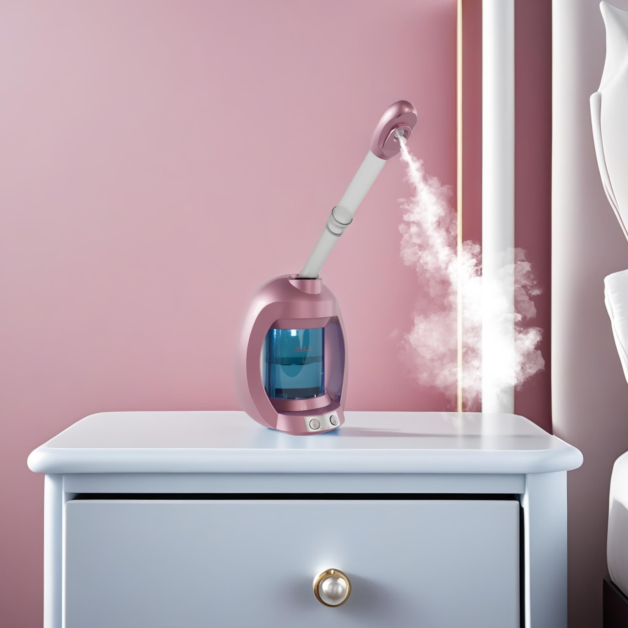 Asiakarn home spa setup enables masking and cleansing routines.