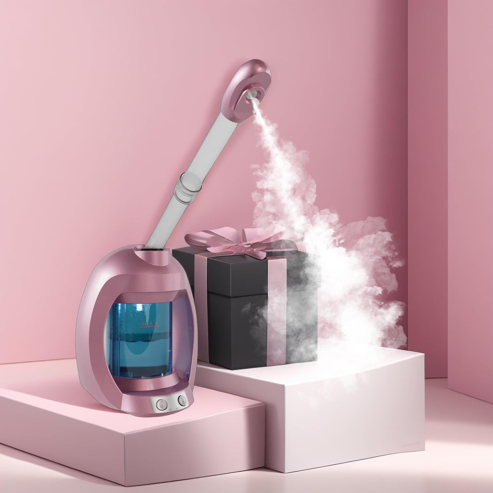 Asiakarn ionic steam enhances moisture delivery and pore unclogging.
