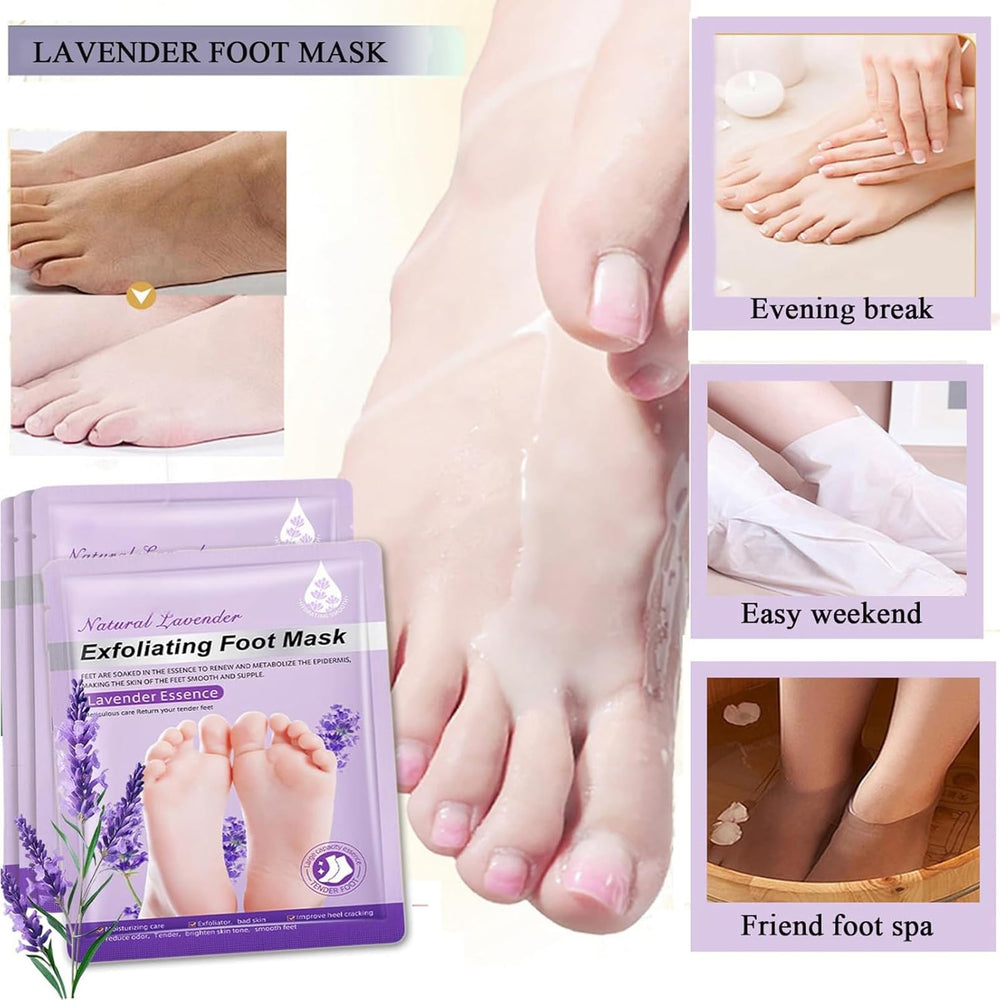 ASMAYSA Foot Peel Mask Goat Milk scent bottle showcasing moisturizing care